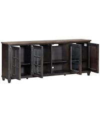 84" Dawnwood Tv Console with 4 Doors