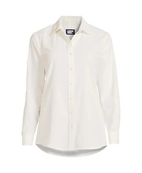 Lands' End Women's Pinwale Cord Long Sleeve Shirt