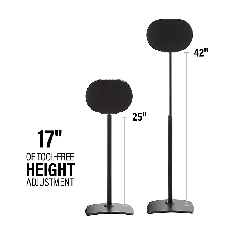 Sanus Height-Adjustable Speaker Stands for Sonos Era