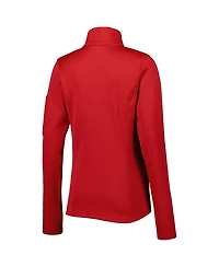 Women's Columbia Red Georgia Bulldogs Park View Omni-Wick Half-Zip Top