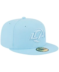 Men's New Era Light Blue Los Angeles Rams Color Pack Brights 59FIFTY Fitted Hat