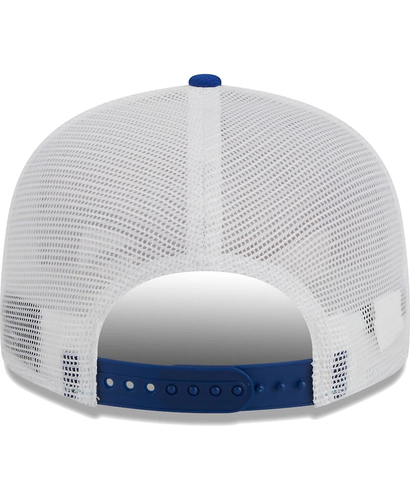 Men's New Era Royal New York Giants Tear Trucker 9FIFTY Snapback Hat