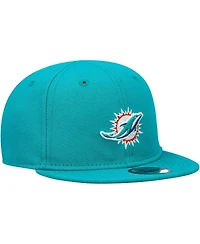 Infant Boys and Girls New Era Aqua Miami Dolphins My 1st 9FIFTY Snapback Hat