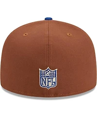 Men's New Era Brown, Royal York Giants Harvest 75th Anniversary 59FIFTY Fitted Hat