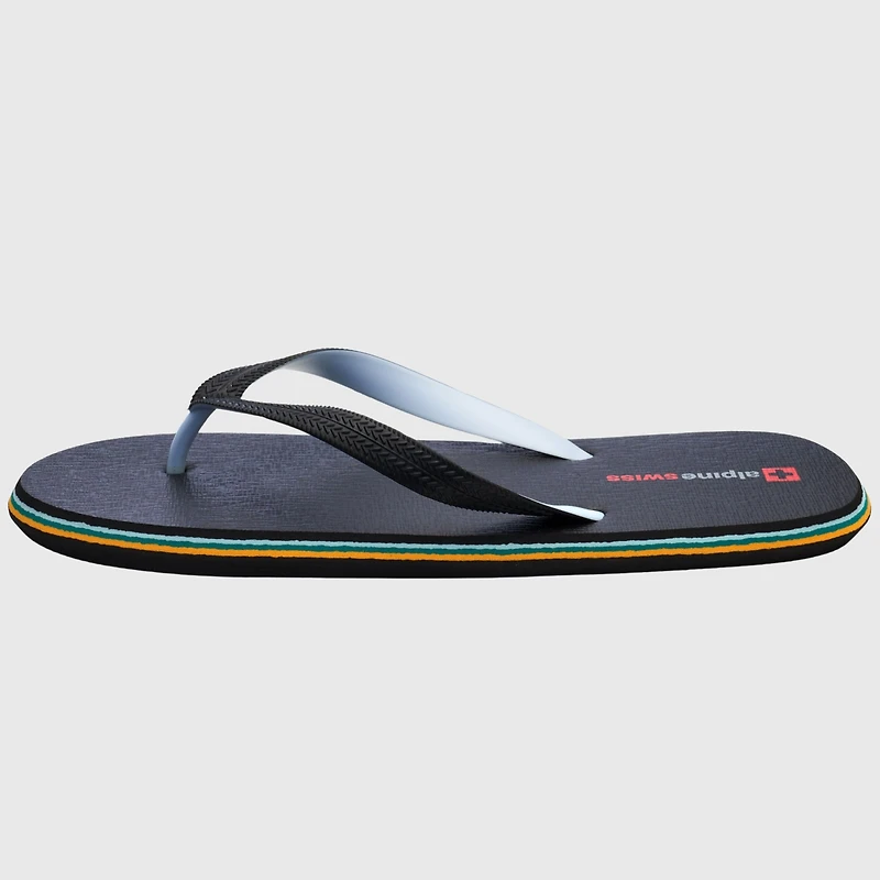 Alpine Swiss Men's Flip Flops | Ultra-light Thin Eva foam Sandals for Beach Pool Everyday Wear Simple Flexible Men