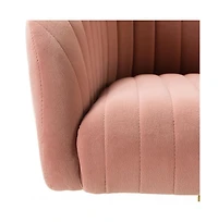 Hulala Home Modern Cute Velvet Office Desk Chair