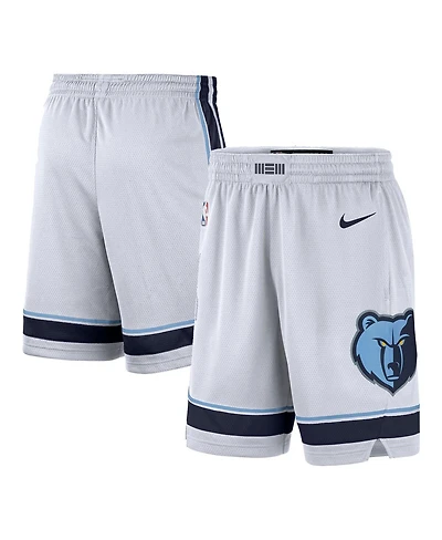 Men's Nike White, Navy Memphis Grizzlies 2020/21 Association Edition Performance Swingman Shorts