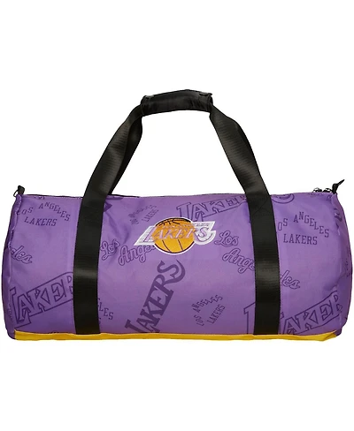 Men's and Women's Mitchell & Ness Los Angeles Lakers Team Logo Duffle Bag