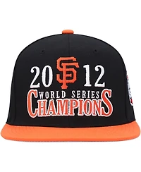 Men's Mitchell & Ness Black San Francisco Giants World Series Champs Snapback Hat