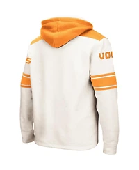 Men's Colosseum Cream Tennessee Volunteers 2.0 Lace-Up Hoodie