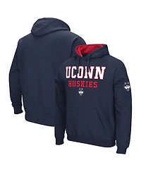 Men's Colosseum Navy UConn Huskies Sunrise Pullover Hoodie