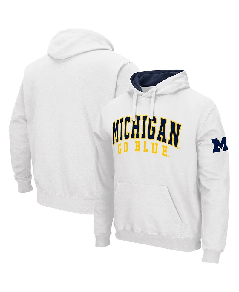 Colosseum Men's Michigan Wolverines Double Arch Pullover Hoodie