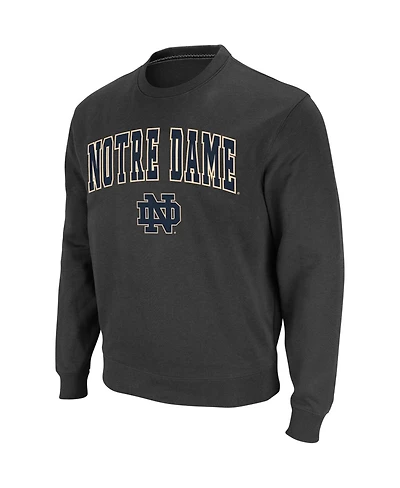 Colosseum Men's Notre Dame Fighting Irish Arch & Logo Crew Neck Sweatshirt