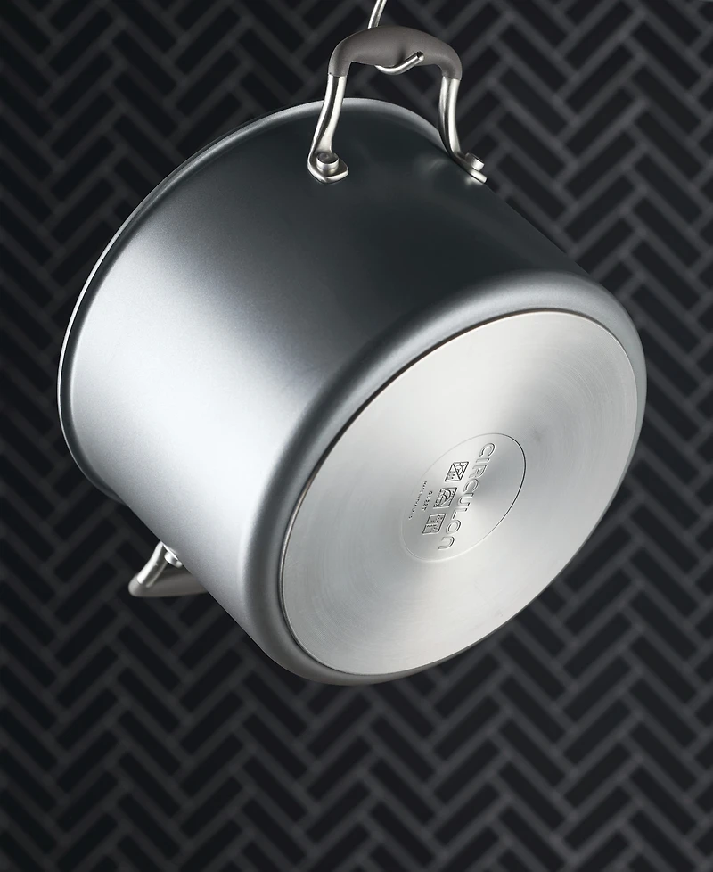 Circulon A1 Series with ScratchDefense Technology Aluminum 8-Quart Nonstick Induction Stockpot with Lid