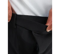 Haggar Men's Premium Comfort Stretch Classic-Fit Solid Flat Front Dress Pants