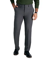 Haggar Men's Premium Comfort Slim-Fit Performance Stretch Flat-Front Dress Pants