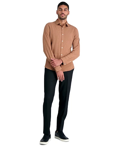 Jmh Men's 4 Way Stretch Slim Fit Flat Front Dress Pant