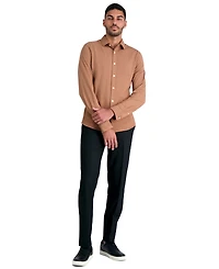 Jmh Men's 4 Way Stretch Slim Fit Flat Front Dress Pant