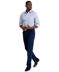 Jmh Men's 4 Way Stretch Slim Fit Flat Front Dress Pant