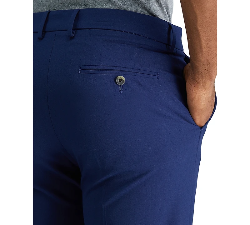 Jmh Men's 4 Way Stretch Slim Fit Flat Front Dress Pant