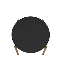 Manhattan Comfort Gales 46.54" Medium Density Fiberboard Round Dining Table