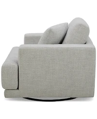Closeout! Vasher 42" Fabric Swivel Chair, Created for Macy's