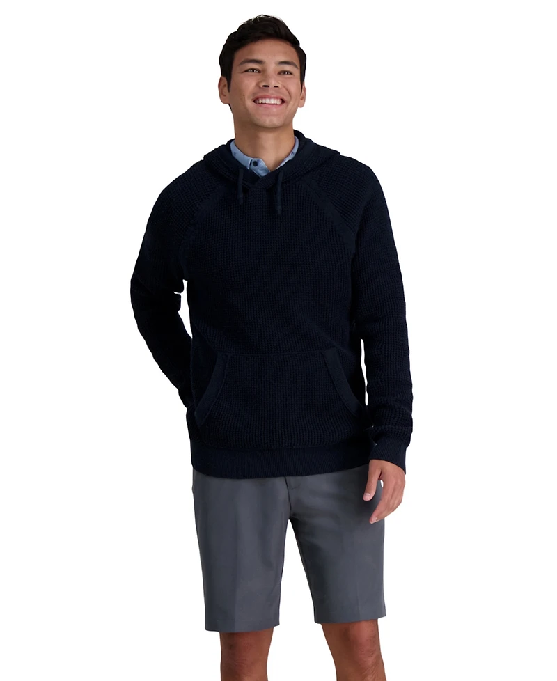 Haggar Men's Cool 18 Pro Flat Front Classic-Fit 9.5" Shorts