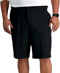 Haggar Men's Big & Tall Cool 18 Pro Classic-Fit Stretch Flat-Front 9.5" Shorts