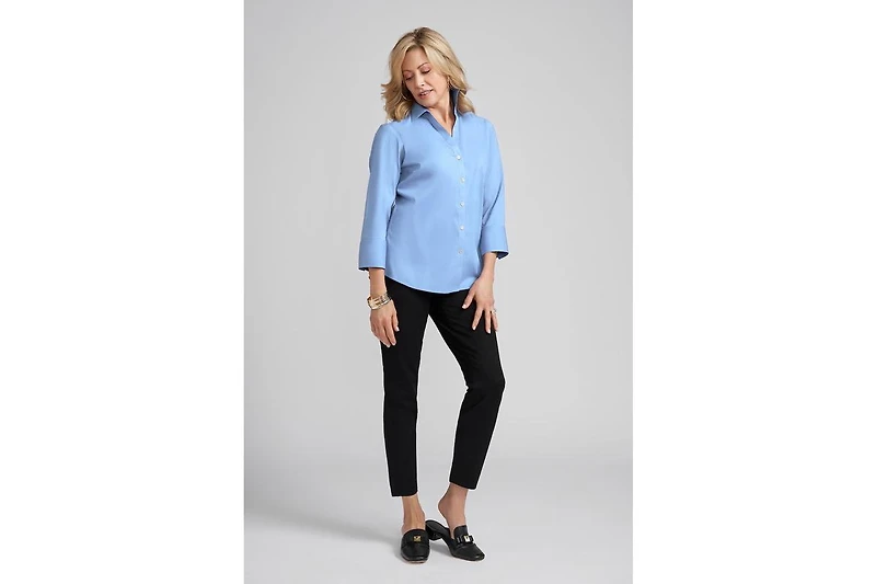 Madie 3/4 Sleeve No Iron Blouse