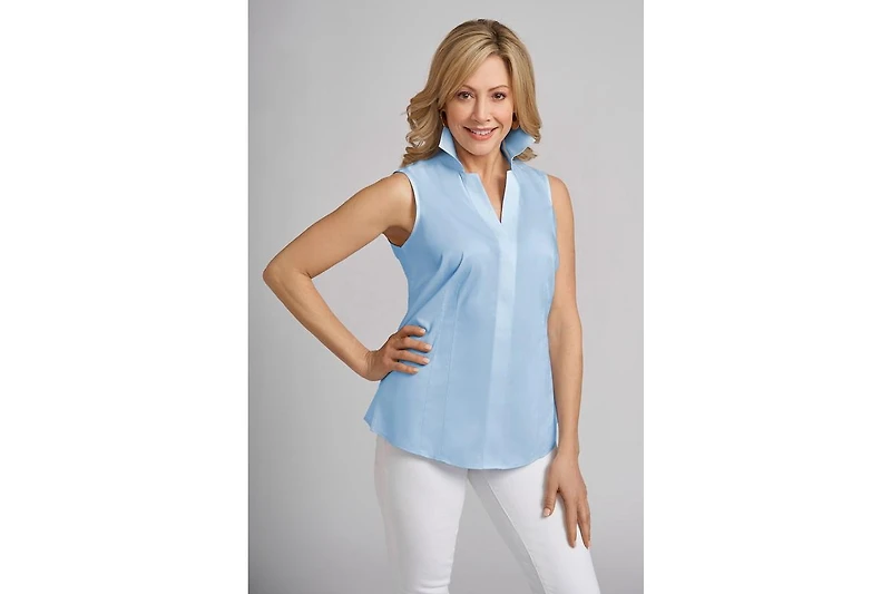 Caroline Sleeveless No Iron Blouse