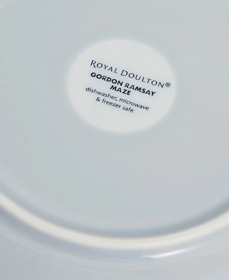 Royal Doulton Gordon Ramsay Maze Salad Plate, Set of 4, Service for 4