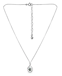 Macy's Abalone Inlay Starfish Motif Pendant Necklace