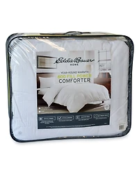 Eddie Bauer All Season RestAssured Luxury Striped 300 Thread Count 600 Fill Power Down Comforter