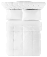 Eddie Bauer All Seasons 400 Thread Count Down Alternative Striped Luxury Oversized Duvet Insert