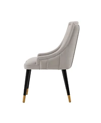 Manhattan Comfort Eda 2-Piece Upholstered Dining Chair Set