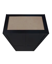 Manhattan Comfort Hopkins 29.6" 4-Shelf Storage Closet
