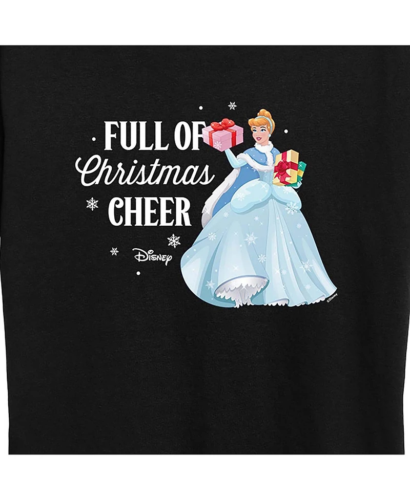 Air Waves Trendy Plus Disney Cinderella Christmas Cheer Graphic T-shirt