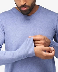 X-Ray Men's Basic V-Neck Pullover Midweight Sweater