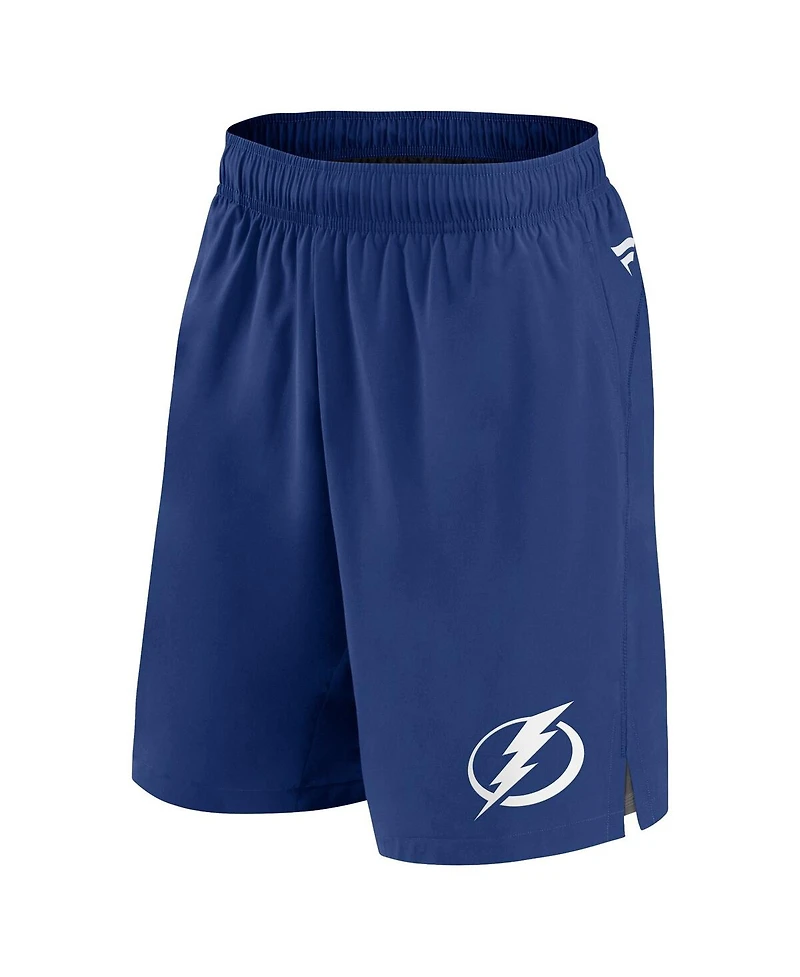 Men's Fanatics Blue Tampa Bay Lightning Authentic Pro Tech Shorts