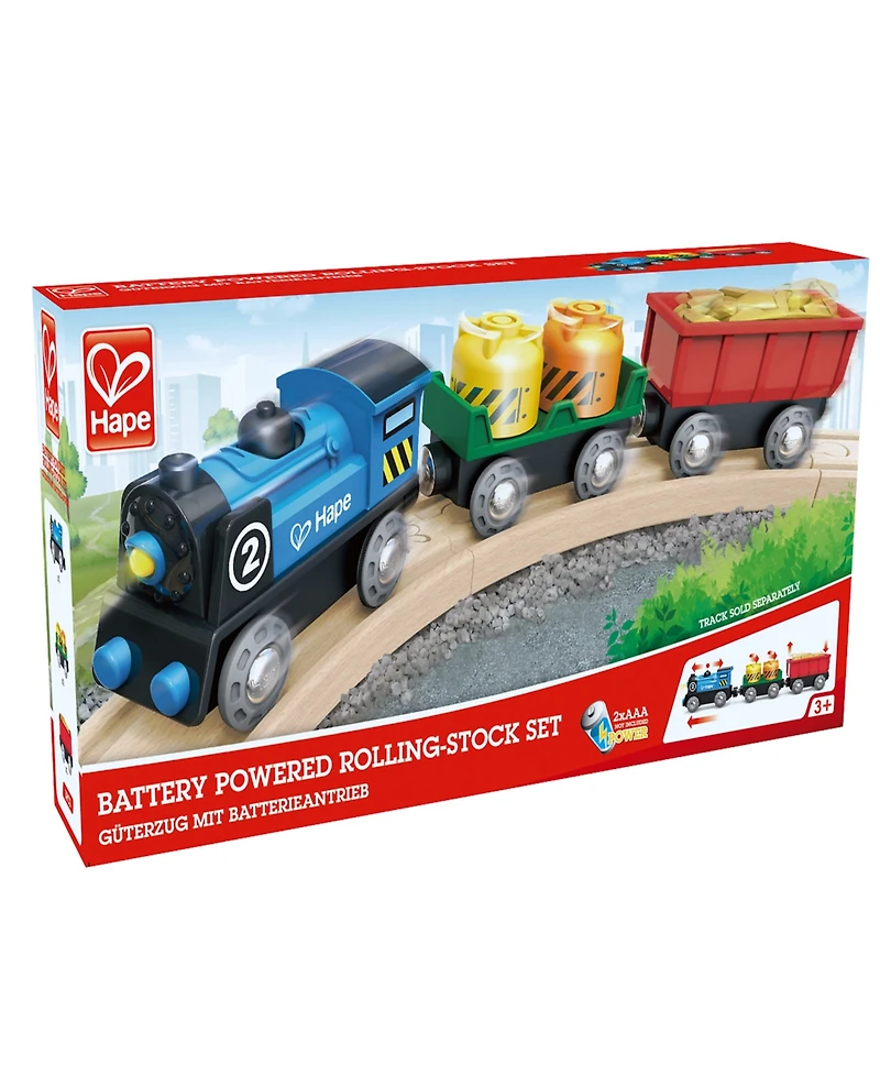 Hape Battery Powered Rolling-Stock Train Set