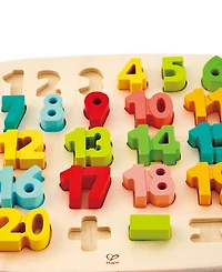 Hape Chunky Number Counting Puzzle, 24 Pieces