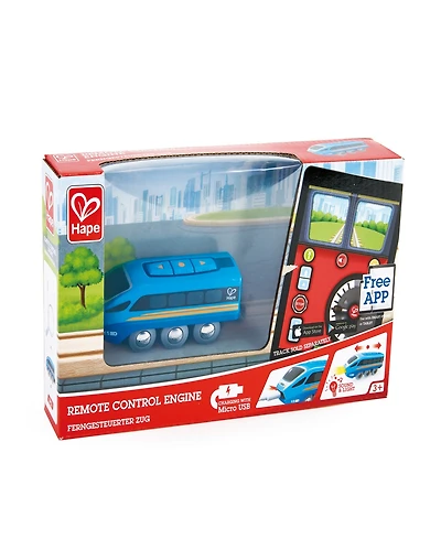 Hape Remote Control Engine Blue Train Remote Control Vehicle