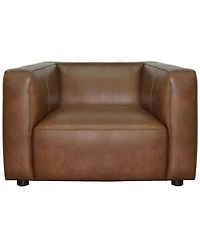 Blake 42" Leather Modern Deep Seat Chair