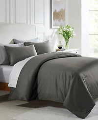 Luxury 3-Piece Duvet Cover Set - 400 Thread Count 100% Cotton Sateen