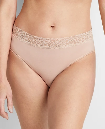 State of Day Women's Cotton Blend Lace-Trim Hipster Underwear, Created for Macy's