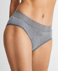 State of Day Women's Cotton Blend Lace-Trim Hipster Underwear, Created for Macy's
