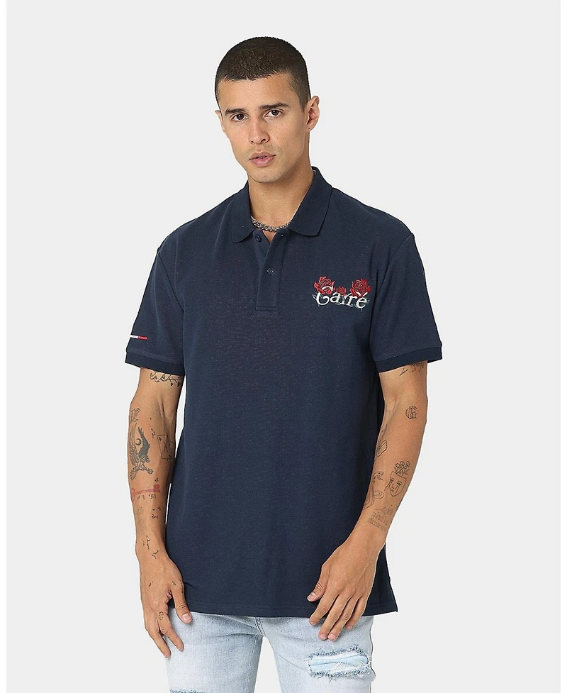 Carre Men's Volle Rose Short Sleeve Polo Shirt