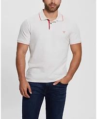 Guess Men's Tech Stretch Short Sleeve Polo Shirt