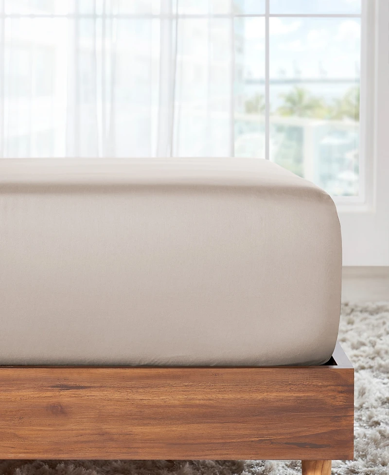 Deep Pocket Full Fitted Sheet Only - Soft 100% Cotton Sateen