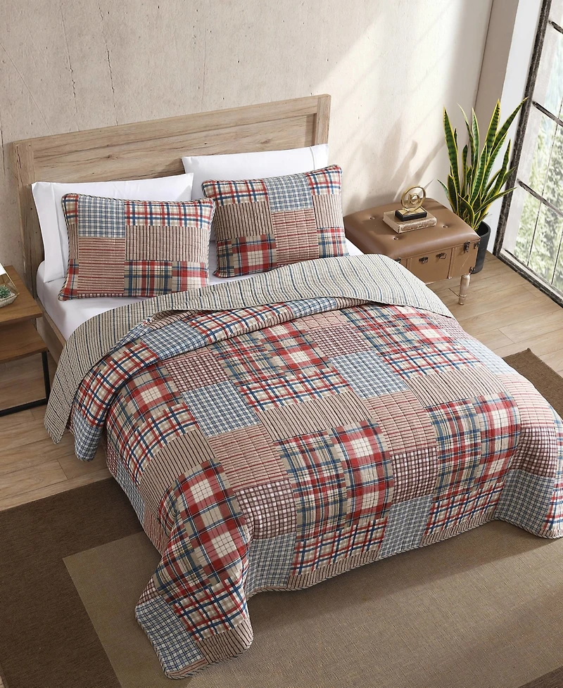 Eddie Bauer Hawthorne Reversible 3-Pc. Quilt Set, Full/Queen